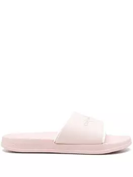 Calvin Klein Jeans шлепанцы с тисненым логотипом, розовый