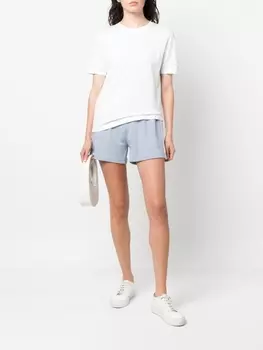 Calvin Klein Jeans шорты с вышитым логотипом, синий