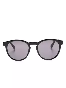 Calvin Klein Jeans солнцезащитные очки в круглой оправе, черный