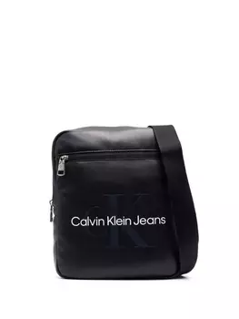 Calvin Klein Jeans сумка через плечо с логотипом, черный