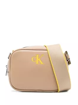 Calvin Klein Jeans сумка на плечо с логотипом, нейтральный цвет