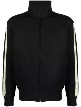 Calvin Klein Jeans толстовка на молнии с логотипом, черный