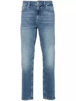 Calvin Klein Jeans зауженные джинсы средней посадки, синий