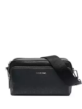 Calvin Klein каркасная сумка с логотипом, черный