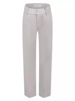 Calvin Klein Kids брюки со складками, нейтральный цвет