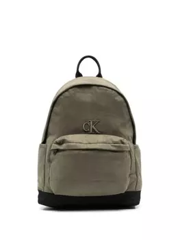 Calvin Klein Kids рюкзак с вышитым логотипом, зеленый