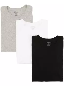 Calvin Klein комплект из трех футболок с короткими рукавами, черный
