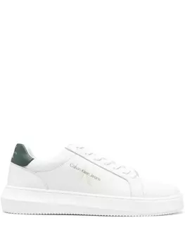 Calvin Klein кожаные кроссовки, белый