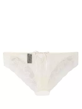 Calvin Klein кружевные трусы-стринги, белый