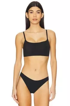 Calvin Klein легкий бюстгальтер-бралет в ретро стиле Calvin Klein Underwear, black