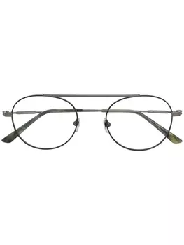Calvin Klein очки CK19151 в круглой оправе, зеленый