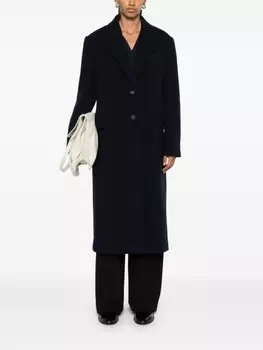 Calvin Klein пальто с логотипом, синий