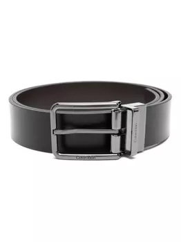 Calvin Klein ремень с двумя пряжками, черный