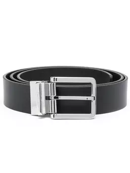 Calvin Klein ремень с двумя пряжками, черный