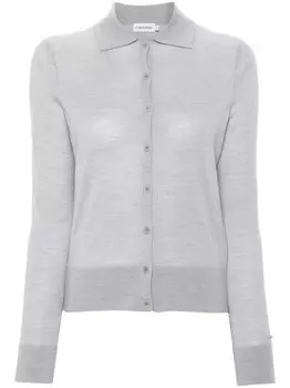 Calvin Klein шерстяной кардиган с логотипом, серый