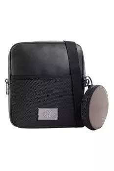 Calvin KLEIN, Сумка из экокожи и текстиля Calvin Klein Jeans, черный