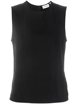 Calvin Klein топ с круглым вырезом, черный