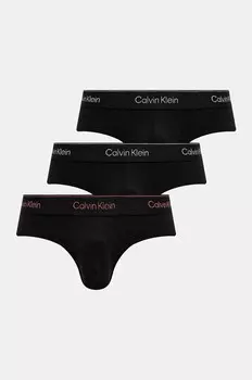 Calvin Klein Underwear, 3 пары нижнего белья, черный