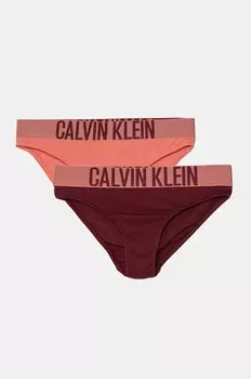 Calvin Klein Underwear трусики bmabinie, 2 шт, гранатовый
