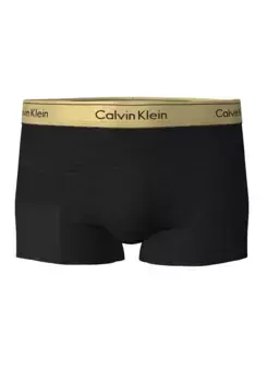 Calvin Klein Underwear Трусы "TRUNK", с эластичным поясом с логотипом, цвет Black_W_Gold_Metallic_Wb
