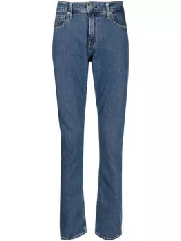 Calvin Klein узкие джинсы с заниженной талией, синий