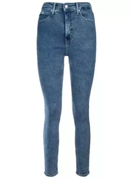 Calvin Klein узкие джинсы, синий