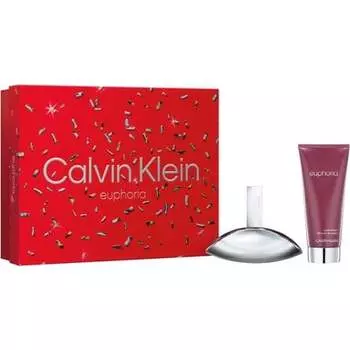 Calvin Klein Women's euphoria Gift Set Eau De Parfum 50ml and Body Lotion 100ml