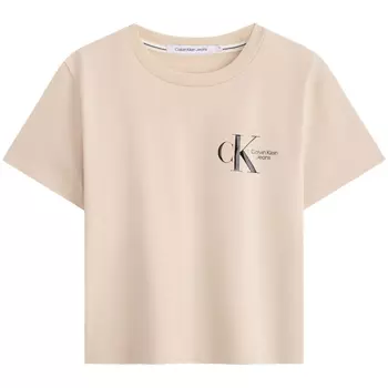Calvin Klein Женская футболка, цвет ACI - Oat milk