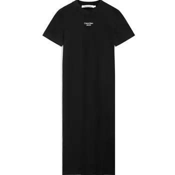 Calvin Klein Женское платье с шортами и рукавами, цвет Black