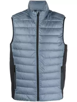 Calvin Klein zipped-up padded gilet, серый