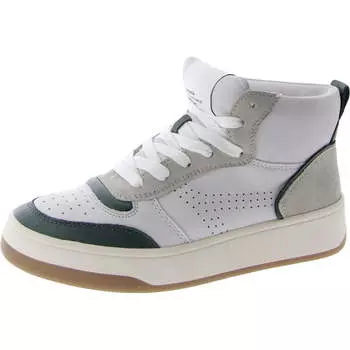 Calypso женские смешанные высокие повседневные и модные кроссовки Steve Madden, цвет green leather