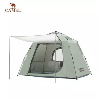 Camel автоматическая палатка складная для кемпинга, солнцезащитный с серебряным покрытием, быстрый счет 133BANA027-1, зеленый в стиле милитари