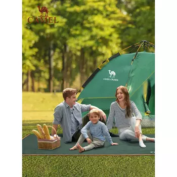 Camel (Camel) уличный коврик для палатки, коврик для кемпинга, утолщенный водонепроницаемый износостойкий коврик для пикника, ткань Оксфорд, влагостойкий A0S3H8103, индиго