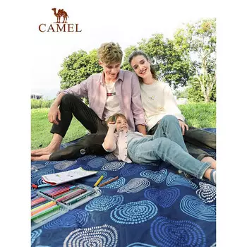 Camel (Camel) уличный коврик для пикника, влагостойкий коврик для кемпинга, коврик для пикника, палатка, ткань для пикника, спальный коврик A9SFSY007 Magic Blue