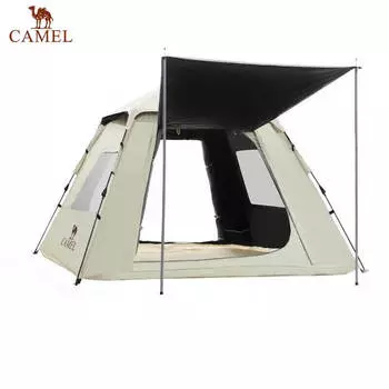 Camel (Camel) Xiaoyao pro кемпинг автоматическая палатка портативный складной навес для кемпинга тент сырного цвета