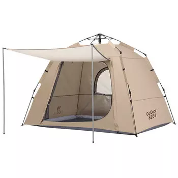 Camel Daoji 2-местная автоматическая солнцезащитная палатка для отдыха, портативная складная палатка, солнцезащитный с серебряным покрытием, открытый кемпинг, быстрый счет