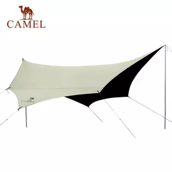 Camel Кемпинговый виниловый тент Camel, большой уличный тент 1142253029, цвет мокко
