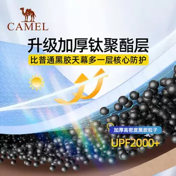 Camel открытый титановый виниловый тент с навесом для кемпинга, защита от солнца и непромокаемый тент, оборудование 133CA6B014