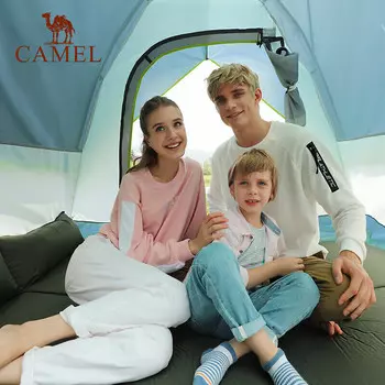 Camel уличная гидравлическая палатка, утолщенная портативная полностью автоматическая палатка для кемпинга, пикника, непромокаемая походная экипировка, цвет кленового листа