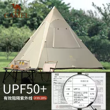 Camel уличная индийская портативная непромокаемая и солнцезащитная складная автоматическая пирамидка изысканная палатка для кемпинга цвета мокко