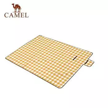 Camel уличный влагостойкий напольный коврик для пикника, кемпинга, пикника, коврик для сна A1W3HR102, маленькая желтая сетка
