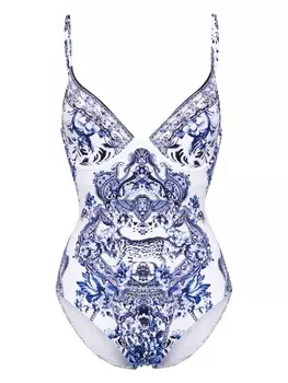 Camilla Glaze And Graze swimsuit, белый