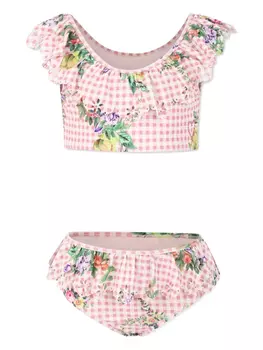Camilla Kids бикини в клетку, розовый