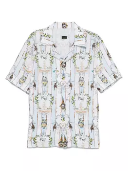 Camilla льняная рубашка, синий