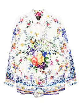 Camilla рубашка оверсайз с длинными рукавами, белый