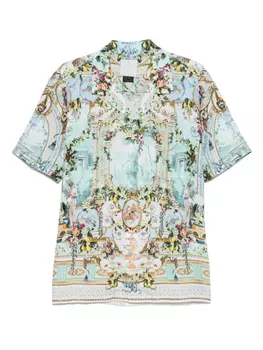 Camilla рубашка с графичным принтом, синий