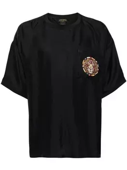 Camilla шелковая футболка с принтом, черный