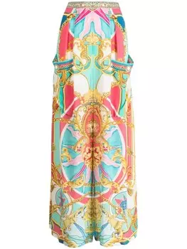 Camilla широкие брюки Sail Away With Me средней посадки, синий