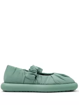 Camper балетки Onda, зеленый