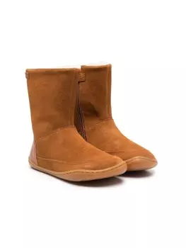 Camper ботинки Peu Cami с подкладкой из шерпы, коричневый